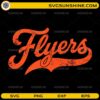Flyers vintage SVG with distressed retro script lettering