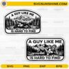 Funny Bigfoot Leather Patch 9 SVG Bundle A Guy Like Me Is Hard To Find Sasquatch design for Cricut and Silhouette
