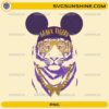 Geaux Tigers PNG LSU inspired tiger sublimation design for game day shirts and crafts