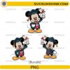 Cute Mickey Mouse graduation bundle PNG with diploma and graduation cap
