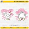 Guess What Chicken Butt SVG Bundle featuring funny chicken illustrations and humorous farm-themed quotes