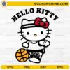 Hello Kitty Basketball SVG cute sporty basketball design