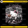 Hello Kitty San Antonio Spurs PNG cute basketball fan girl design