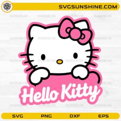 Hello Kitty SVG PNG DXF EPS for Cricut and Silhouette
