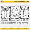 Jesus Made Her A Mimi SVG Christian grandma design for Cricut and Silhouette