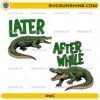 Later Gator Boy After While Crocodile PNG bundle with realistic alligator designs