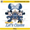Let’s Cruise 2026 PNG with nautical captain characters and ship wheel