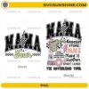 mama tour png bundle front and back motherhood shirt design