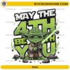 May The 4th Be With You Yoda PNG with green lightsaber
