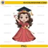 Cute Moana graduation PNG Disney princess holding diploma clipart