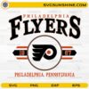 Philadelphia Flyers vintage hockey SVG design with logo and typography