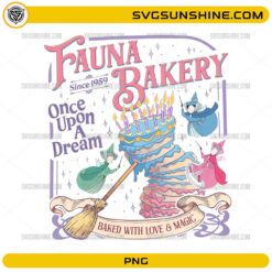 Retro Fauna Bakery PNG vintage magical bakery inspired digital design