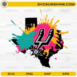 San Antonio Spurs Vintage SVG retro basketball digital design