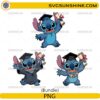 Cute Stitch Graduation Bundle PNG with graduation cap and diploma
