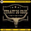 Strait 26 Cojo SVG vintage western longhorn skull design