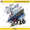 My First Disney Cruise 2026 PNG with cruise ship and nautical artwork