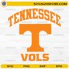Tennessee Vols SVG with Tennessee T logo design