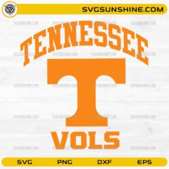 Tennessee Vols SVG with Tennessee T logo design