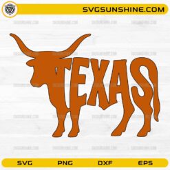 Texas Longhorn SVG western cow digital download design
