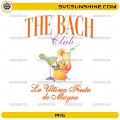 The Bach Club PNG bachelorette party cocktail fiesta design