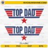 Top Dad SVG bundle patriotic design with wings and star for Father's Day