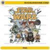 Toy Story Star Wars mashup PNG with cartoon characters and lightsabers