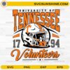University Of Tennessee Volunteers Football SVG with football helmet design