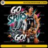 Victor Wembanyama Go Spurs Go PNG San Antonio Spurs basketball design