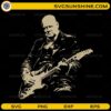 Winston Churchill Playing Electric Guitar SVG design for Cricut