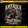 George Washington & Abraham Lincoln PNG clipart playing guitars with American flag for 250 Years of America