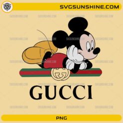Mouse character luxury inspired PNG with vintage stripe fashion design and transparent background
