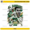 Al Dawsari Saudi Arabia Soccer PNG number 10 football design