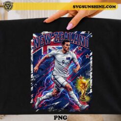 Chris Wood New Zealand PNG soccer player football design