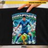 Eldor Shomurodov Uzbekistan soccer PNG with Uzbekistan national team colors and Uzbekistan flag artwork for football t-shirts, sublimation printing, Cricut projects, and sports fan merchandise.