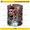 En-Nesyri Morocco World Cup 2026 PNG with number 19 jersey and bold football fan art