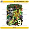 Foster South Africa Soccer PNG number 9 striker football design