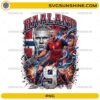 Haaland Norway World Cup 2026 PNG with number 9 jersey and explosive striker football fan art