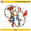 I Knew It Toy Friends PNG featuring a cowboy and cowgirl cartoon adventure design with colorful accents