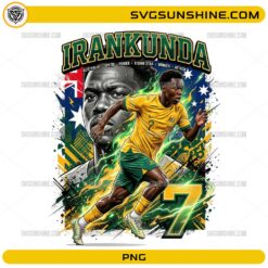 Irankunda Australia Soccer PNG, Australia Football Player Digital Design