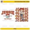 Jessie Toy Story PNG Bundle featuring two Jessie-inspired cowgirl cartoon designs for sublimation and Cricut projects.