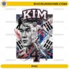 Kim Korea World Cup 2026 PNG with number 4 jersey and Korean football fan art