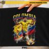 Luis Díaz Colombia PNG soccer player football design with number 7 jersey
