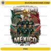 Mexico El Tri World Cup 2026 PNG featuring Mexico national soccer team artwork with transparent background