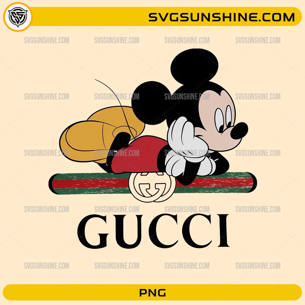 Mouse character luxury inspired PNG with vintage stripe fashion design and transparent background