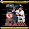 Nomar Garciaparra Boston Red Sox PNG vintage baseball player digital design with Massachusetts map background