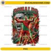 Ronaldo Portugal Soccer PNG CR7 legend number 7 football design