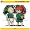 Rugrats Mexico Soccer PNG featuring cartoon-inspired characters wearing Mexico football jerseys with a soccer ball and graffiti background.