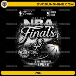 San Antonio Spurs NBA Finals PNG Western Conference Champions basketball design