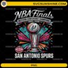 San Antonio Spurs Western Conference Champions 2026 PNG with championship trophy and confetti design