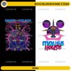 Saved The Galaxy They Played My Song Though PNG retro cosmic adventure ride design with neon galaxy artwork